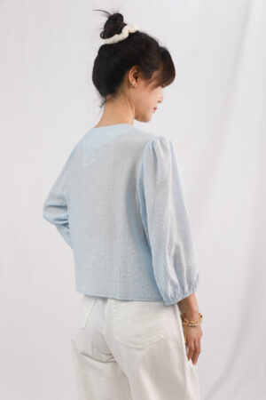 tie up v neck daily versatile top