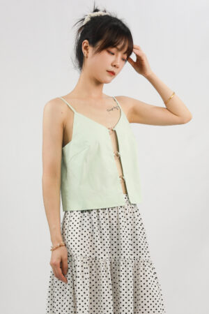 metal ring decorative camisole top